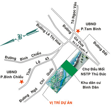 vị trí dự án