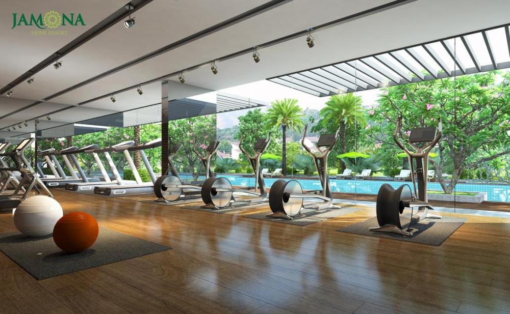 tiện ích dự án Jamona Home Resort phòng tập