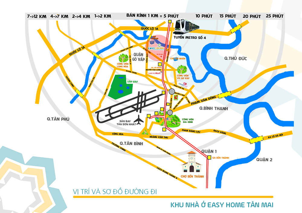 Vị trí dự án Easy Home Tân Mai Easy Home Tân Mai