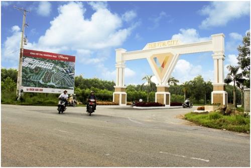 Cổng chào của dự án