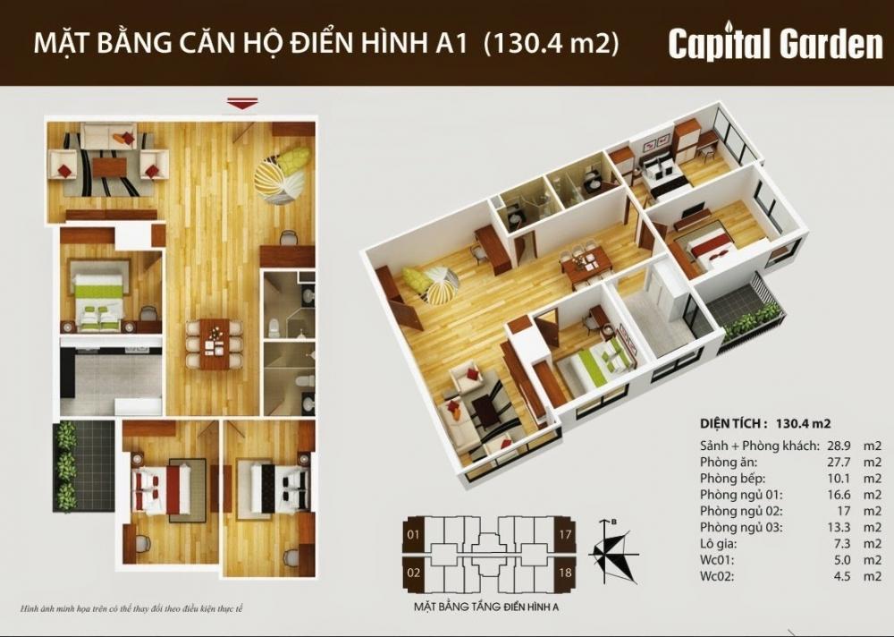 Thiết kế căn hộ A1