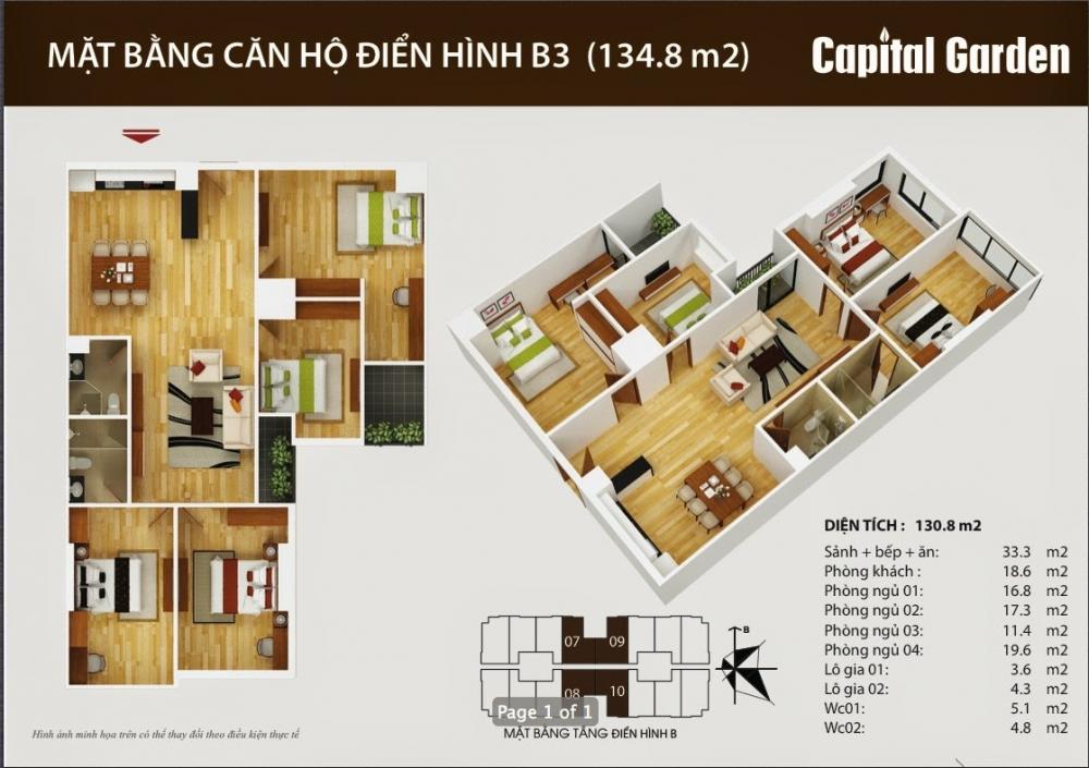Thiết kế căn hộ B3