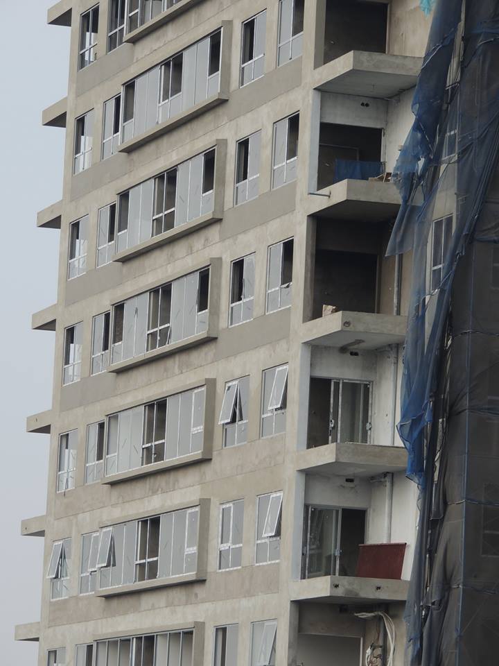 Dự án thi công đến tầng mái
