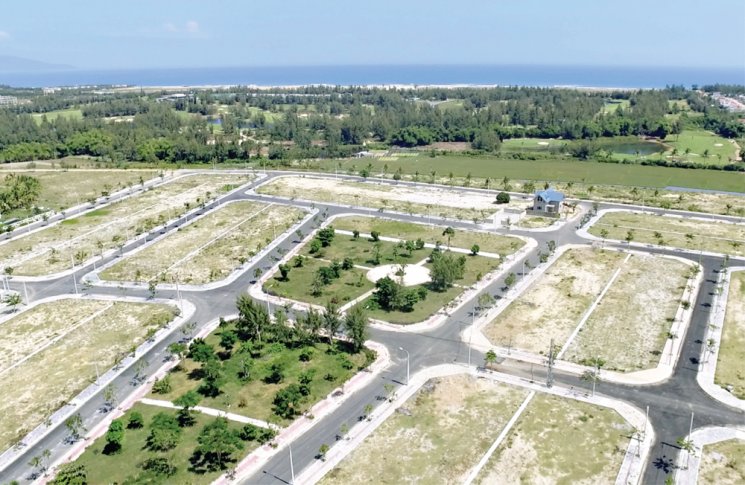 Dự án đang thi công hạ tầng
