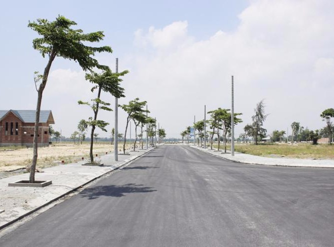 Dự án đang thi công hạ tầng