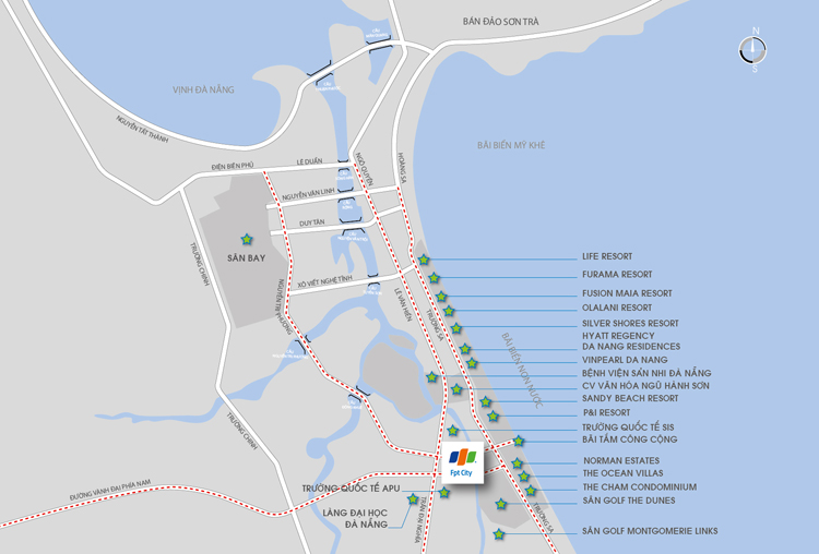Vị trí của FPT City Đà Nẵng | ảnh 1