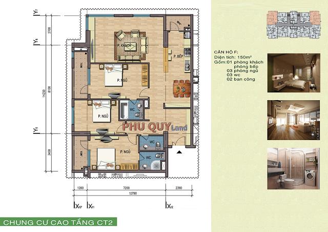 Thiết kế căn hộ 150m2