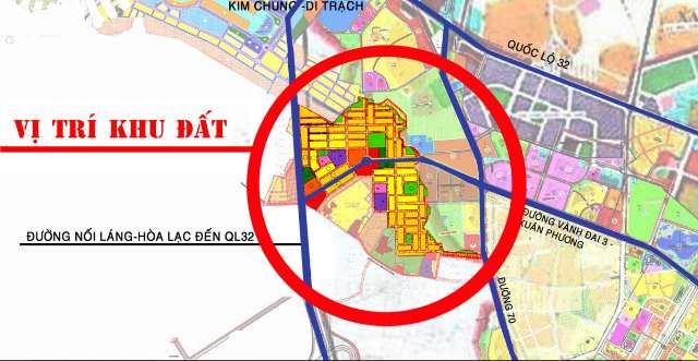 Vị trí dự án dự án kđt vân canh