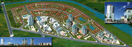 khu đô thị quang minh Mặt bằng tổng thể dự án Khu đô thị Quang Minh khu đô thị quang minh