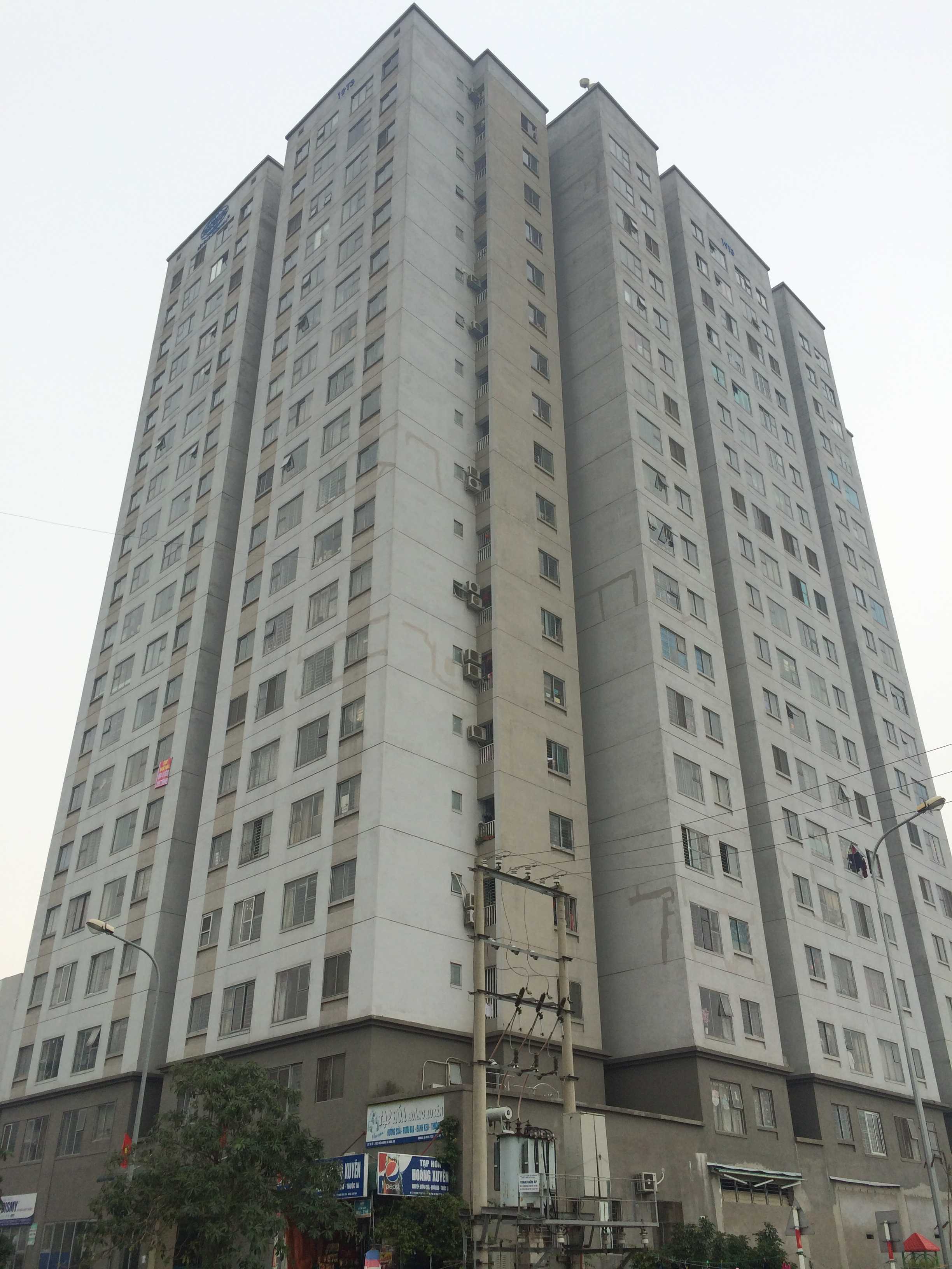 Dự án đã xây dựng một số khu liền kề và chung cư, còn lại đang san lấp mặt bằng chuẩn bị xây dựng