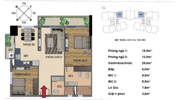 Thiết kế căn hộ 03