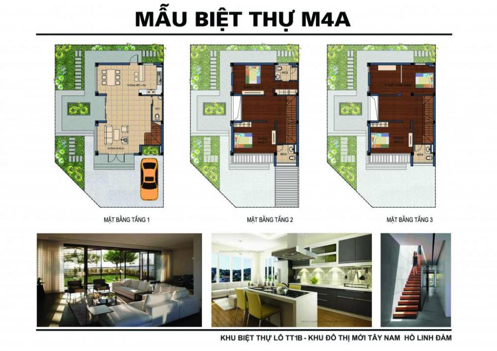Biệt thự Tây Nam Hồ Linh Đàm