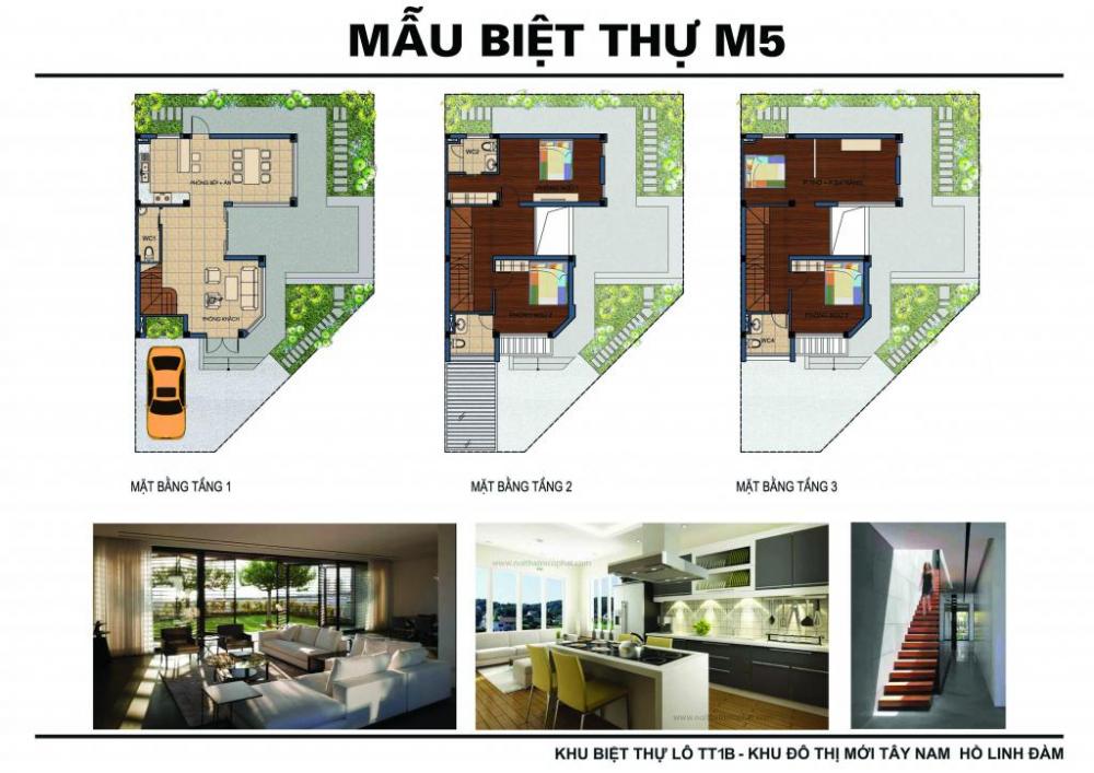 Biệt thự Tây Nam Hồ Linh Đàm 3