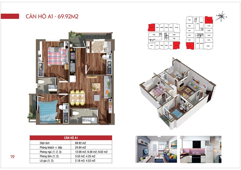 Thiết kế căn hộ A1