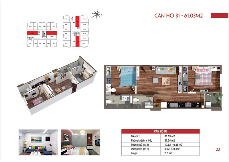 Thiết kế căn hộ B1