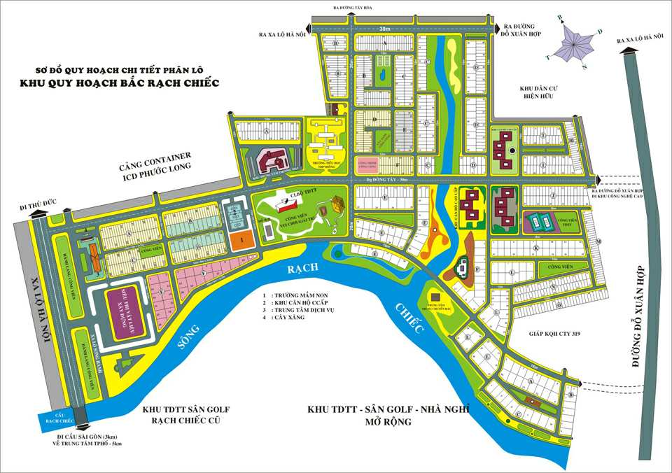 Thông tin dự án Bắc Rạch Chiếc Tổng quan của Rạch Chiếc | 1