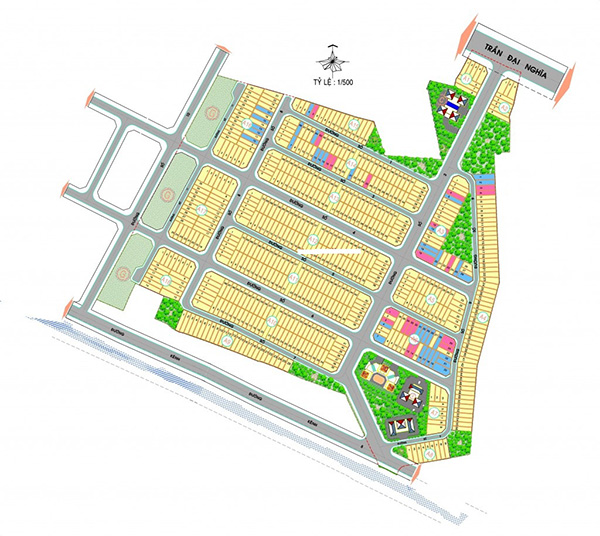 Mặt bằng phân lô dự án An Lạc Residence An Lạc Residence