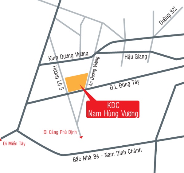 vị trí dự án