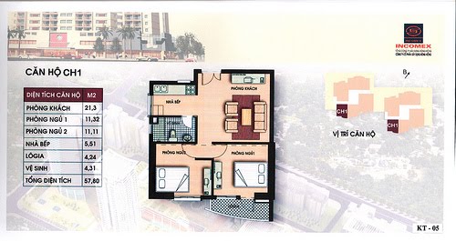 Thiết kế căn hộ CH1