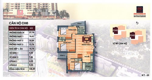 Thiết kế căn hộ CH6