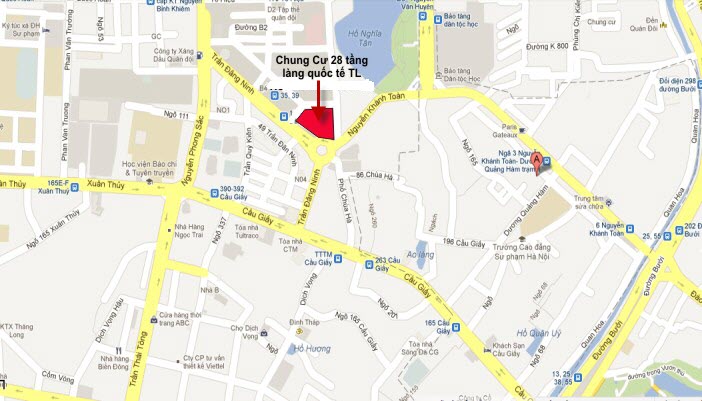 Vị trí dự án vị trí dự án