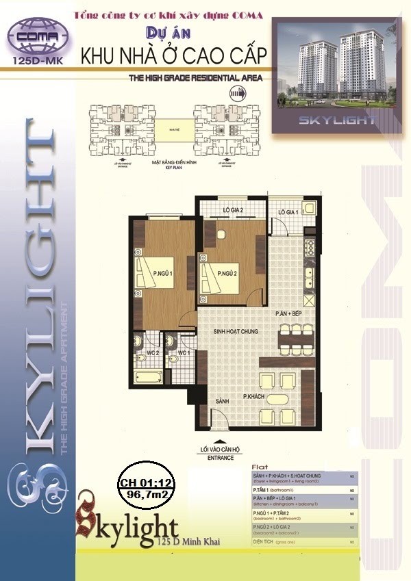 Thiết kế căn hộ 01, 12