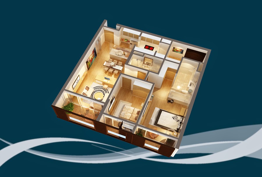 Thiết kế căn hộ CH5B
