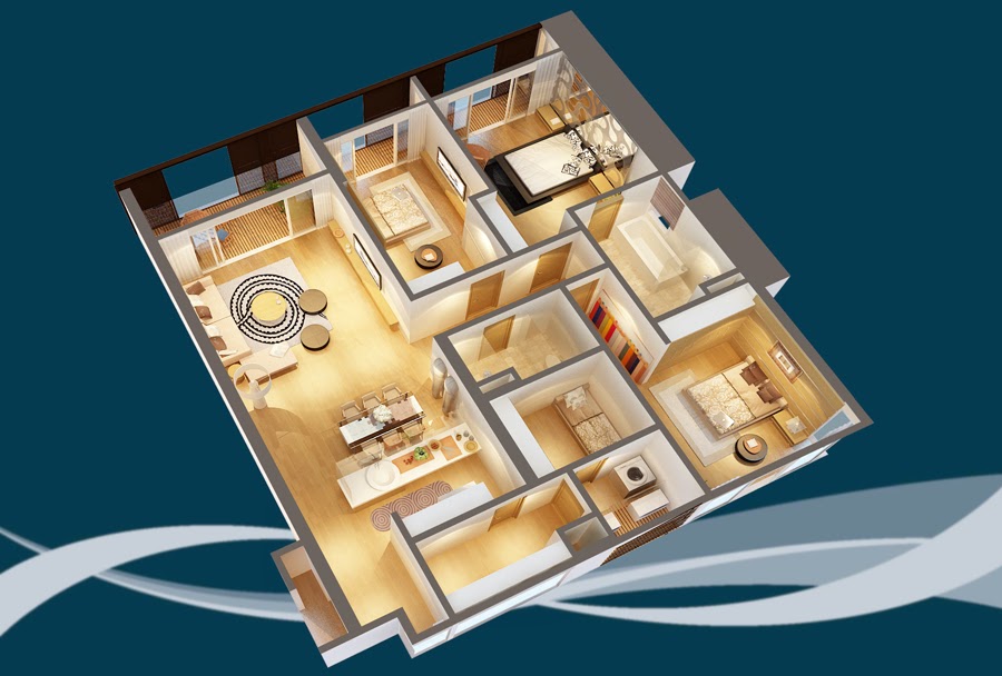 Thiết kế căn hộ CH6A