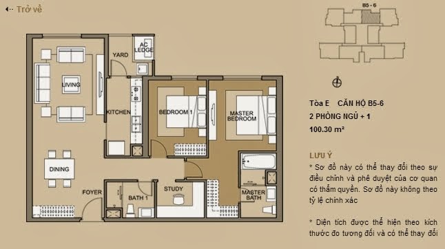 Thiết kế căn hộ B5-6