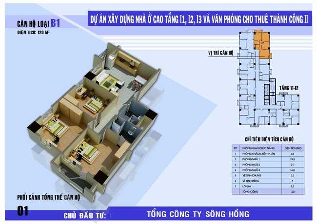 Thiết kế căn hộ B1