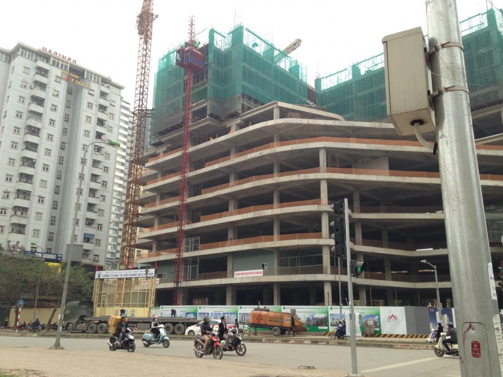 Dự án đang thi công mặt sàn tầng 12