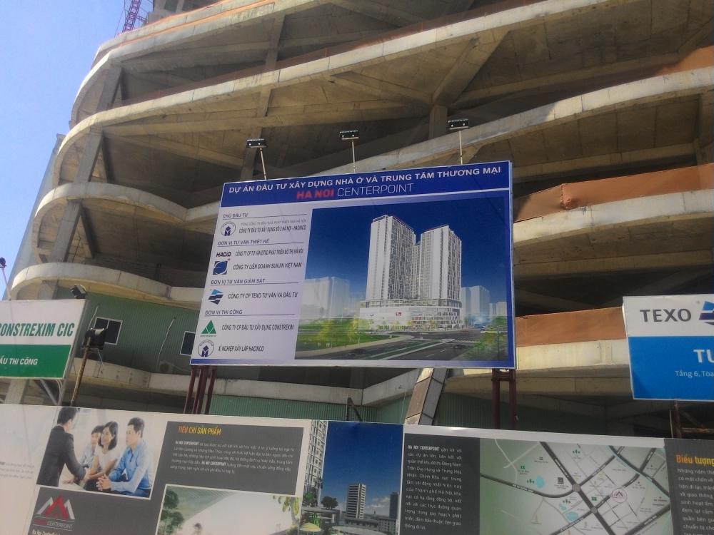 Dự án đang thi công mặt sàn tầng 21