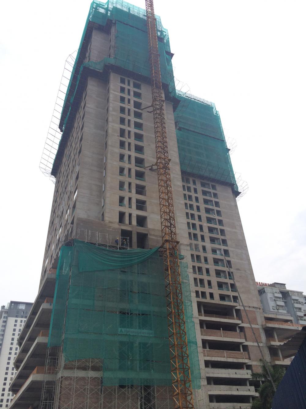 Dự án chuẩn bị cất nóc