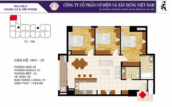 Thiết kế căn hộ 01