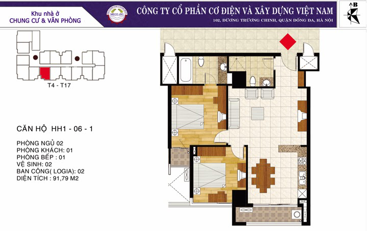 Thiết kế căn hộ 06 - 1