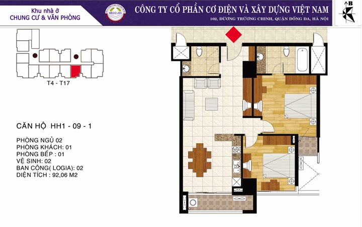 Thiết kế căn hộ 09 - 1