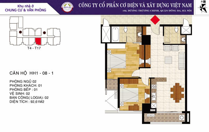 Thiết kế căn hộ 08 - 1