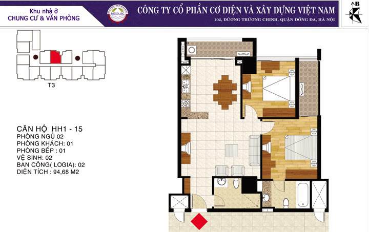Thiết kế căn hộ 15