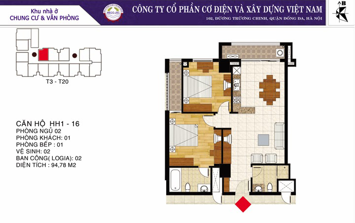 Thiết kế căn hộ 16