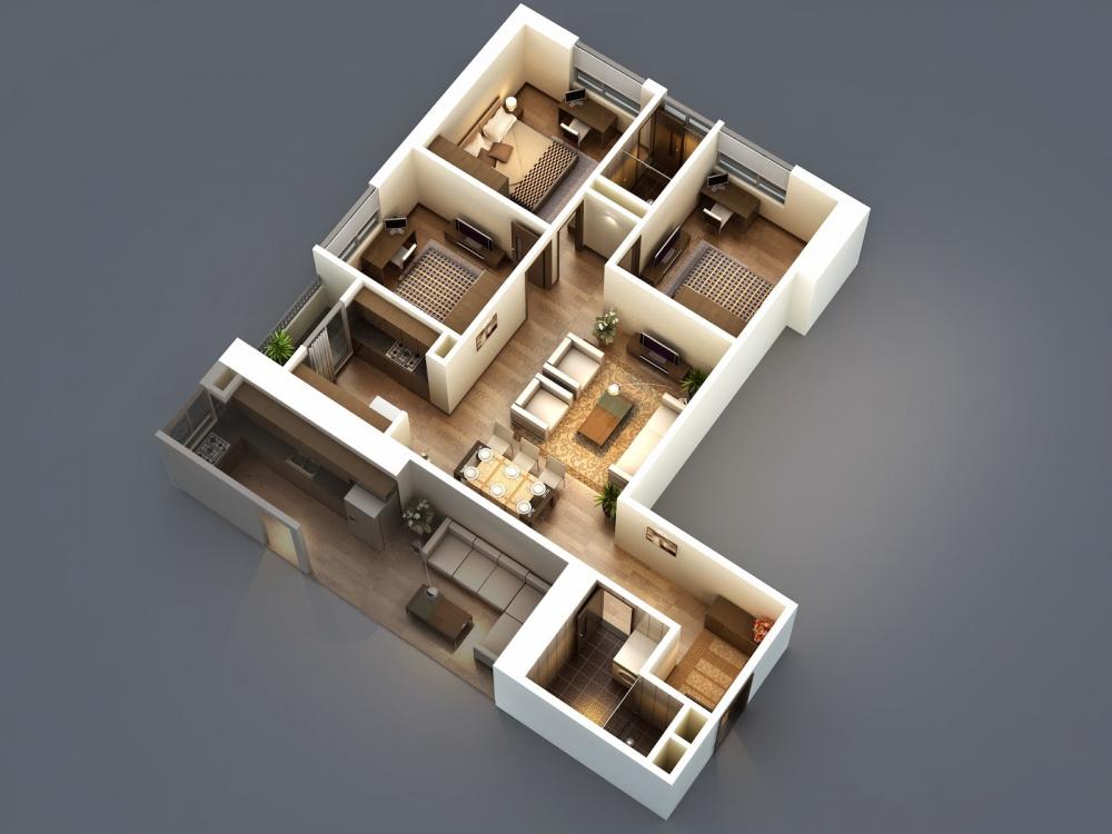 Thiết kế căn hộ 91m2