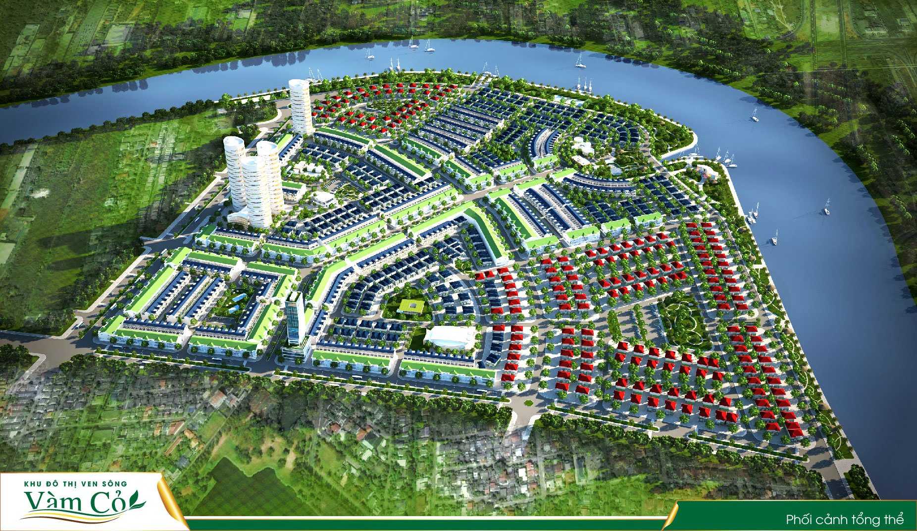 Khu đô thị ven sông Vàm Cỏ
