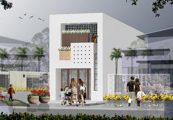 Nhà phố Mỹ Hạnh Hoàng Gia 2