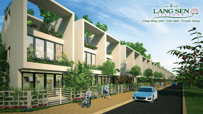 Nhà phố Làng Sen Việt Nam 3