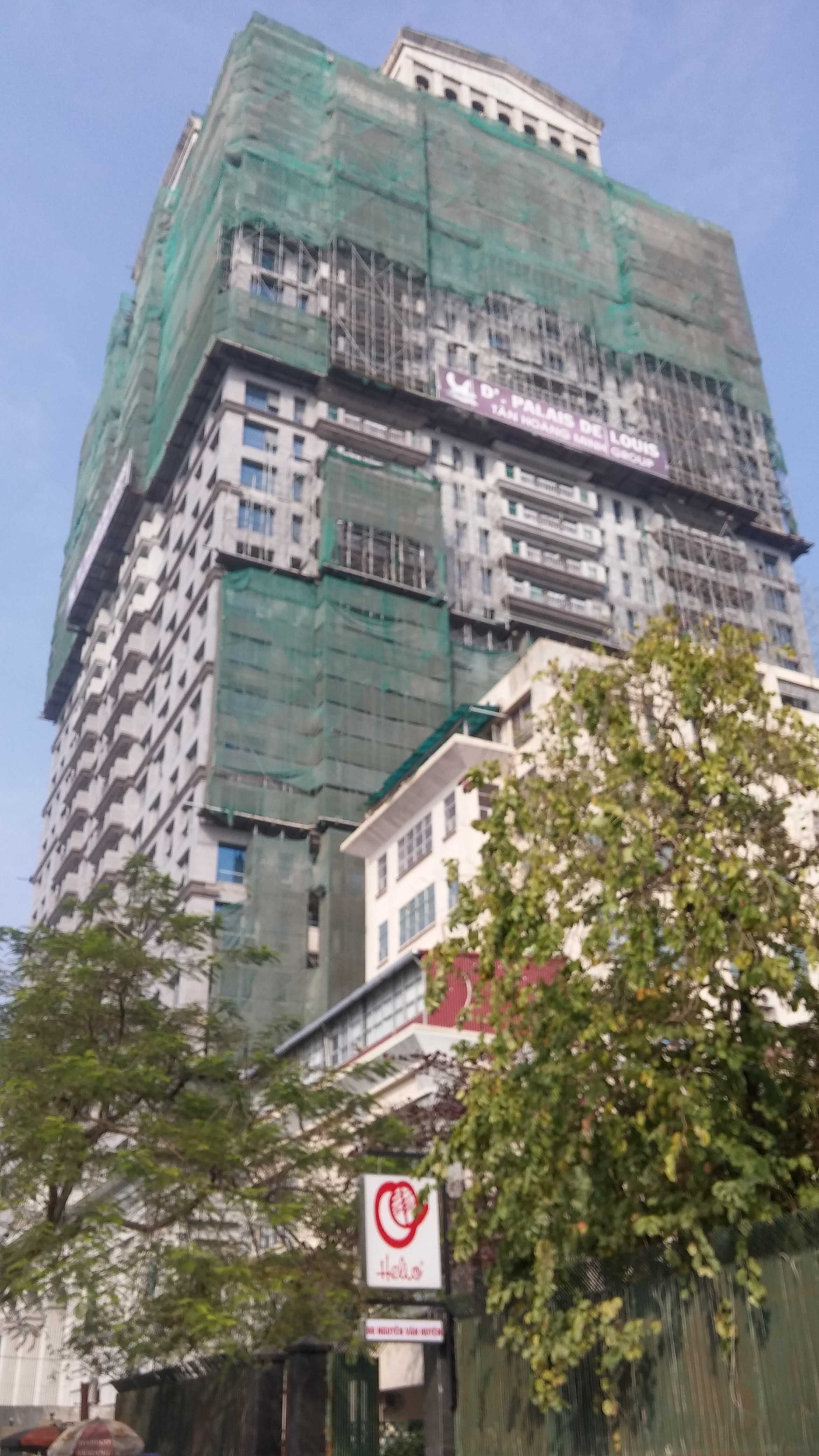 Dự án đã xây xong thô, đang hoàn thiện để bàn giao