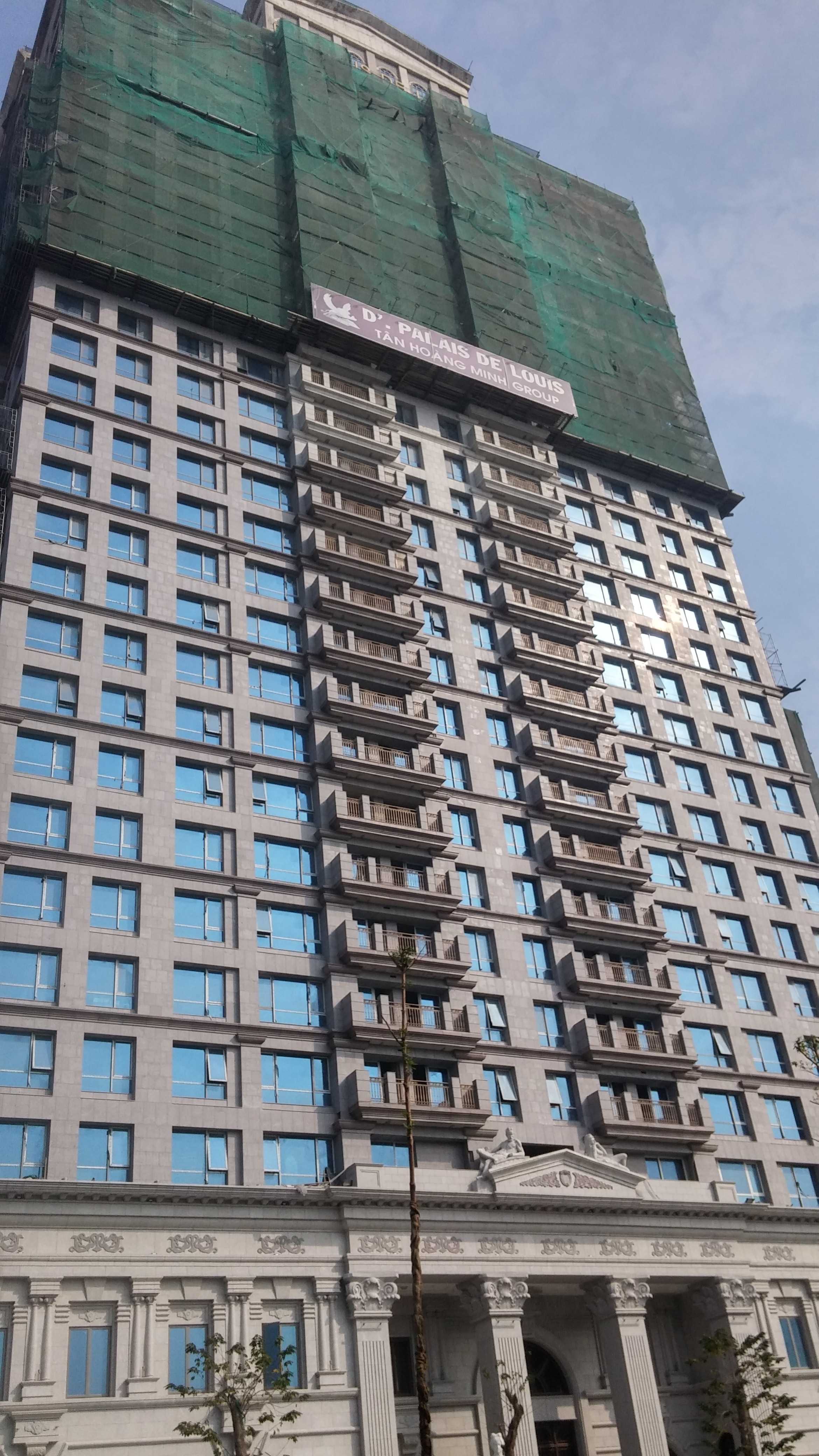 Dự án đã xây xong thô, đang hoàn thiện để bàn giao