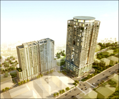 Phối cảnh dự án Giảng Võ Complex Tower Giảng Võ Complex Tower