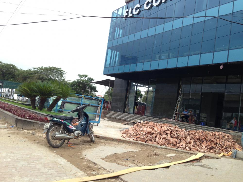 Dự án đang lăp đặt, hoàn thiện nốt tiền cảnh để chuẩn bị bàn giao