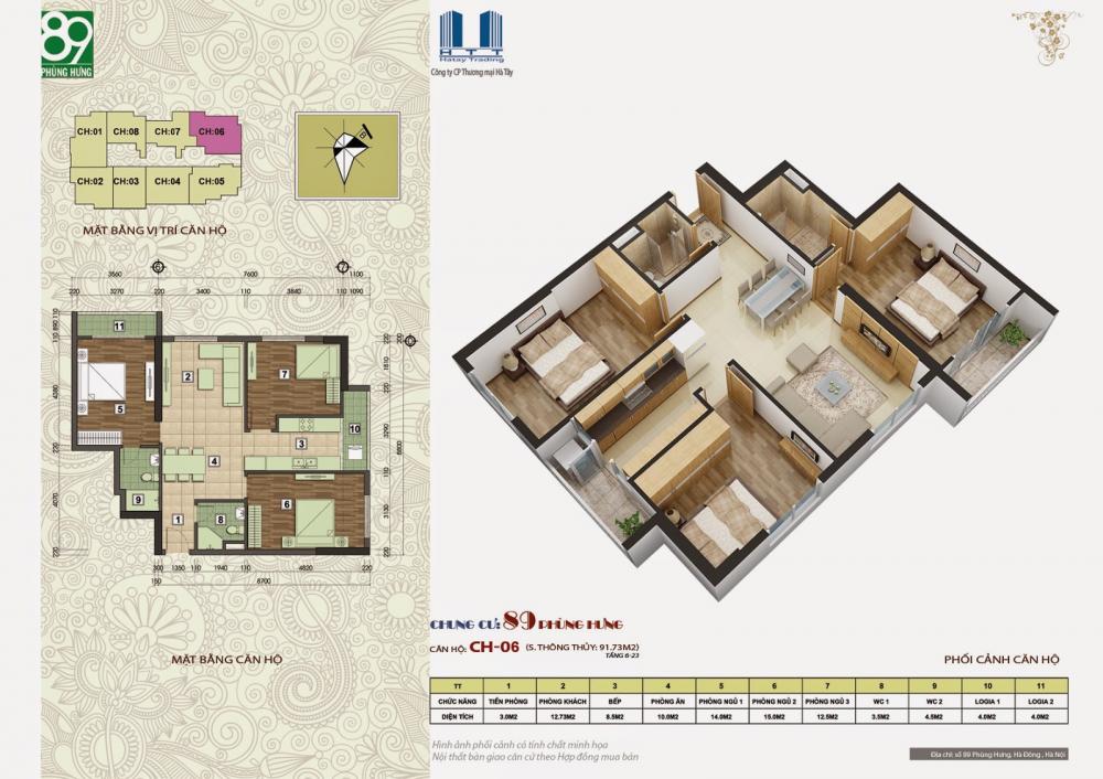 Thiết kế căn hộ CH-06