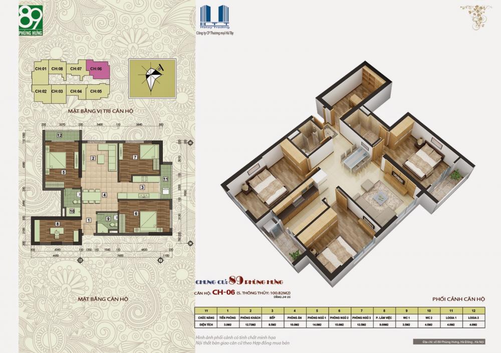 Thiết kế căn hộ CH-06
