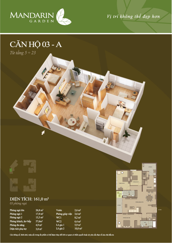 Thiết kế căn hộ 03-A